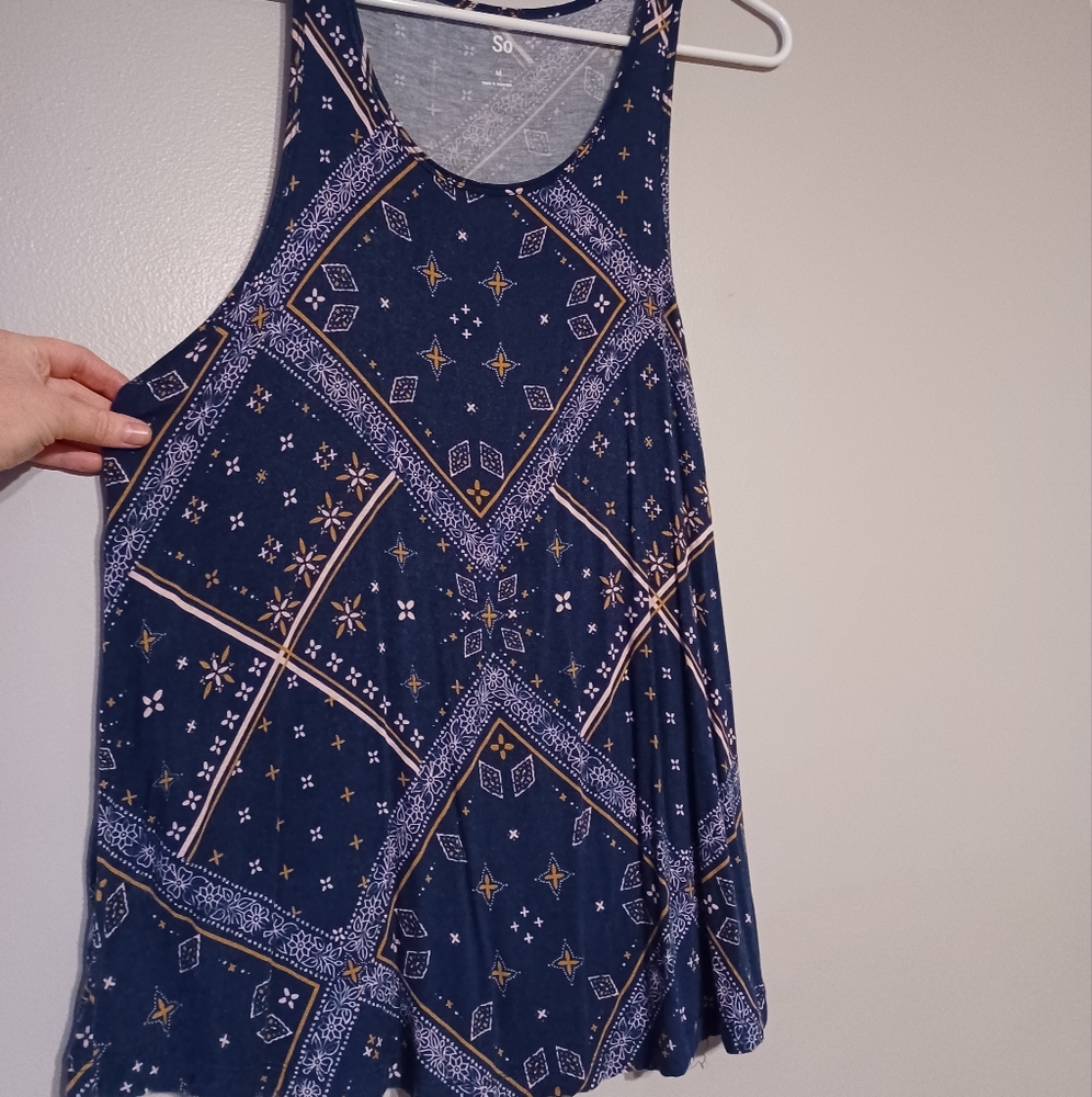 Navy tank top